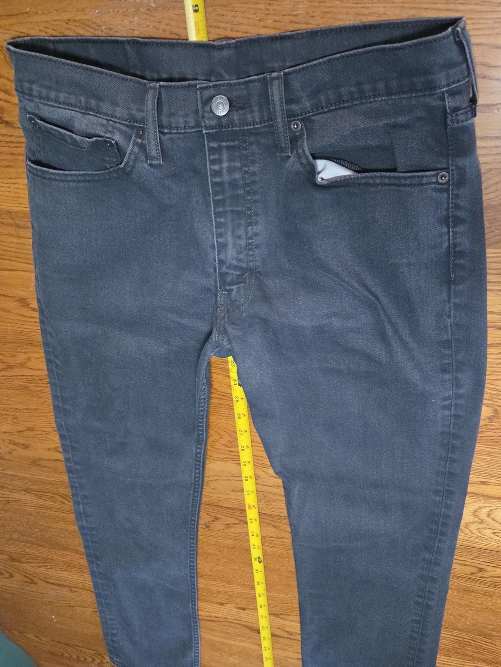 Levi's Men's Dark Gray Skinny Jeans
